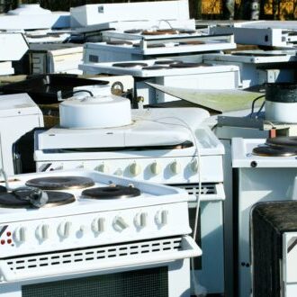 Old appliances in need of appliance removal services in Atlanta, GA
